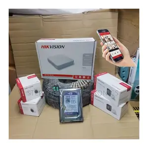 Hikvision 4(2 Domes,2 Bullets) 1080p Full Hd CCTV Cameras System Kit