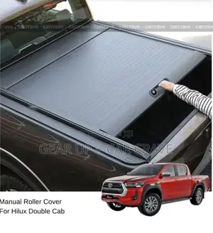 Manual Roller Cover for Hilux Double Cab Free Installation