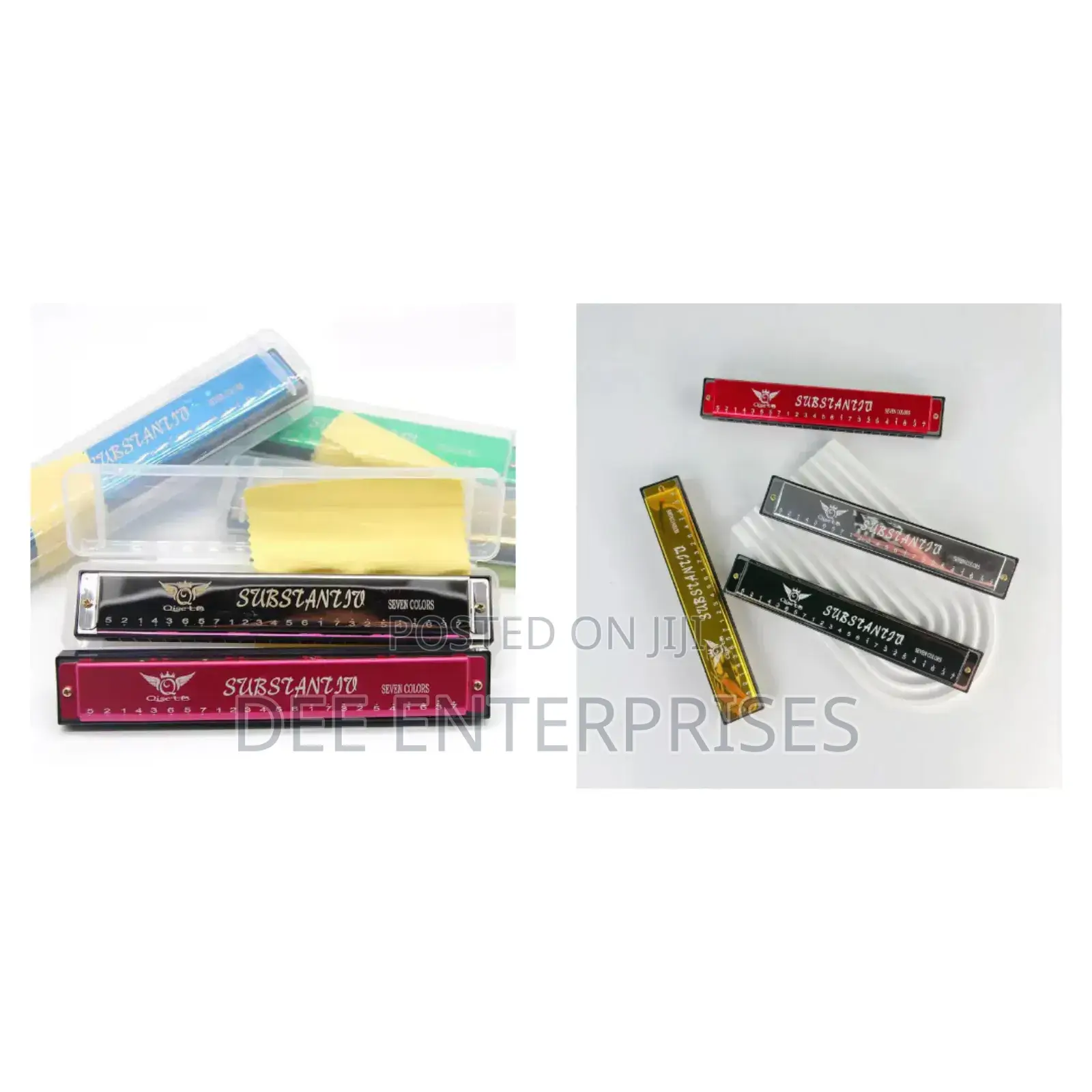 24 Holes Metallic Harmonica