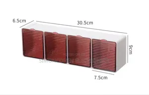 4 Slot Kitchen Wall Spice Organizer