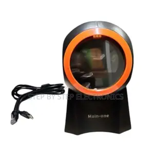 Auto Scan Technology 1d 2d Table Mount Barcode Scanner- Black