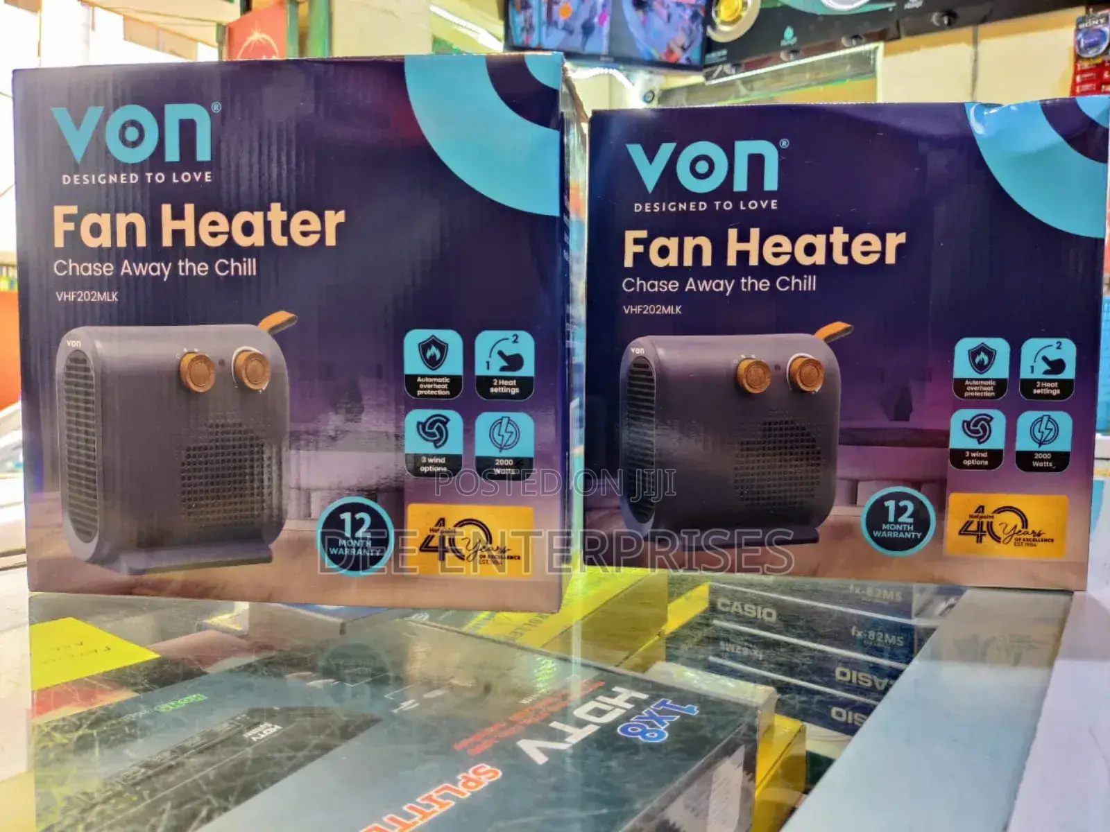 Von Fan Heater 2000w
