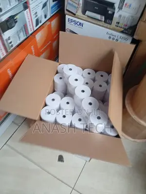 80mm by 80mm by 13mm Receipt Paper Rolls Pack of 50 Pieces