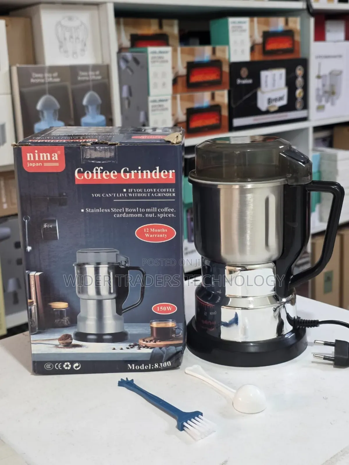 🍇 *Stainless Electric Coffee Grinder* Electric Grinder Grain
