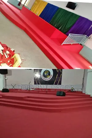 Red Church Altar Cozy Living Wall to Wall Carpets