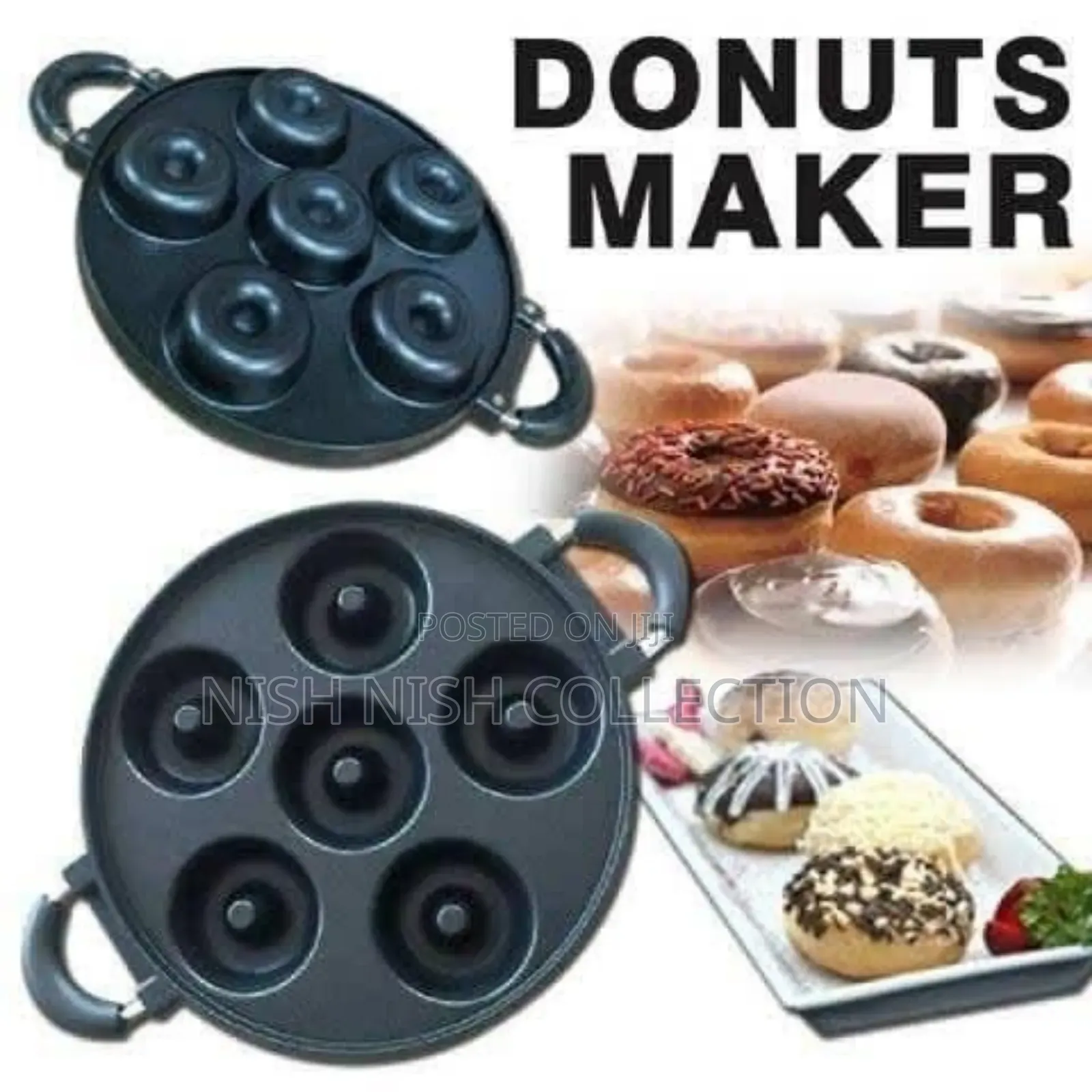 6 Slot Doughnut Maker/ Pan