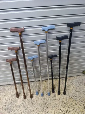 Metallic Adjustable Walking Sticks in Gold, Silver, Black Colors