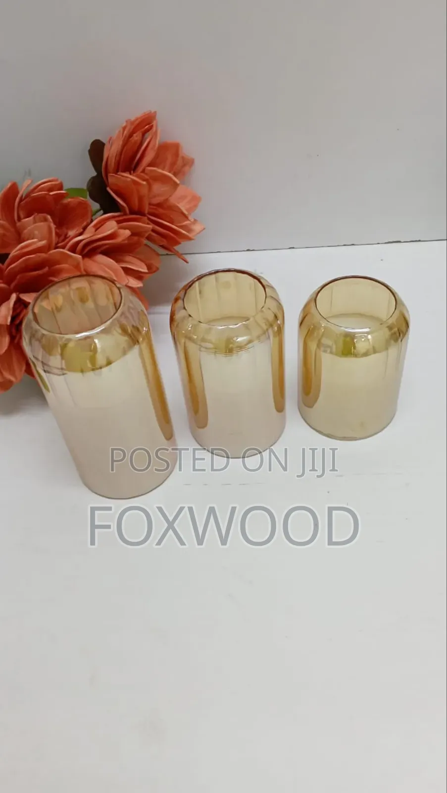 3 in 1 Advanced Glass Led Decor Lighting Candle