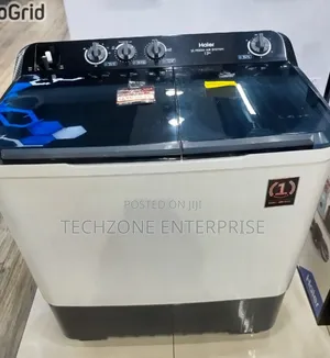 Haier 13kg Semi Auto Washing Machine Twin Tub (Htw130-M1217)- White 