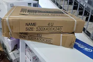 4u Wall Mount Network Server Cabinet Rack - Black 530x400x240mm