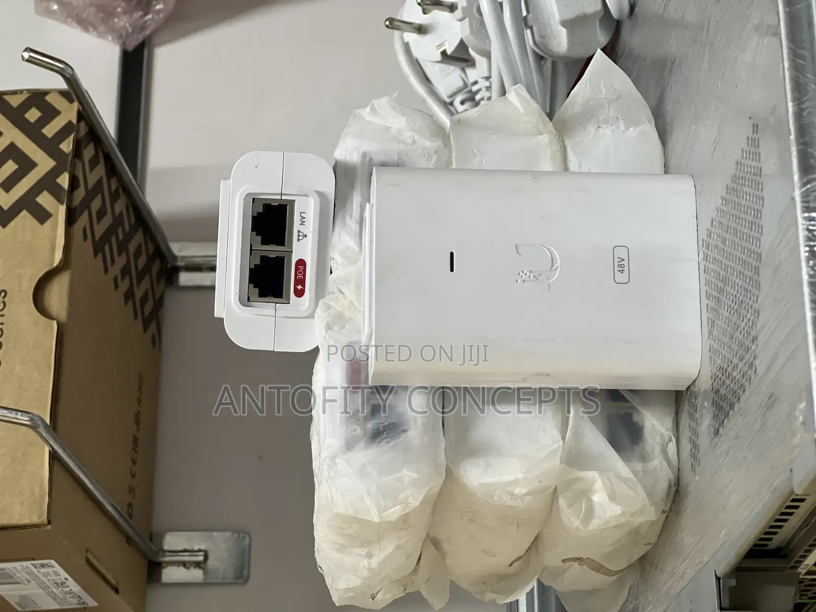 Ubiquiti Networks 48v Poe Injector / Adapter 48v Dc