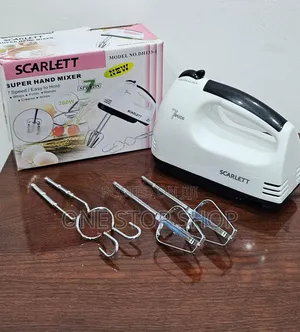 260watts Scarlet Super Hand Mixer With Mixing Attachment