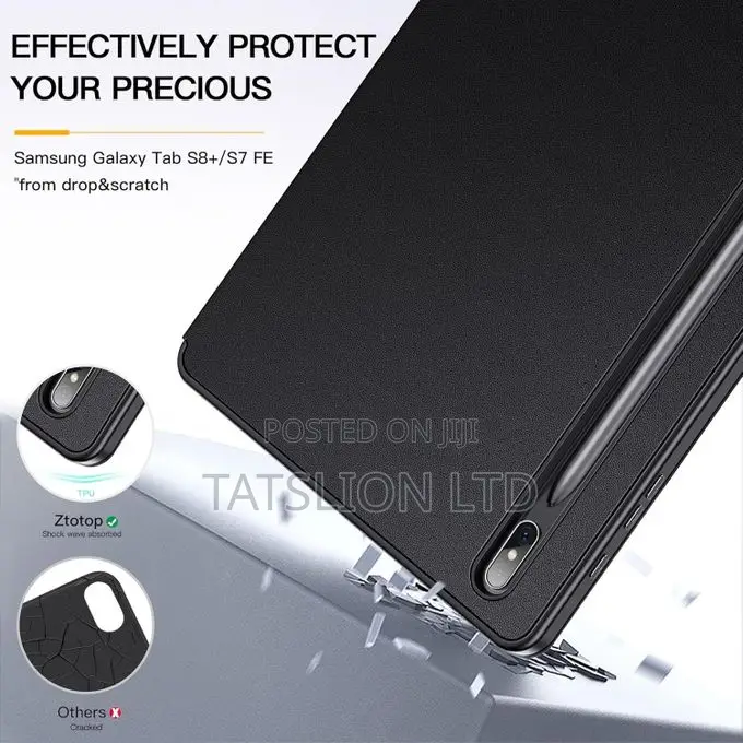 Samsung Galaxy Tab S8 Plus/S8+ /S7 Fe /S7 Plus Cases