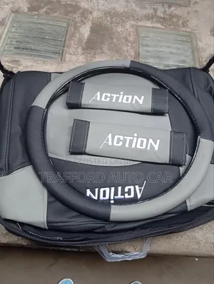 Buy Black Grey Action Seat Covers