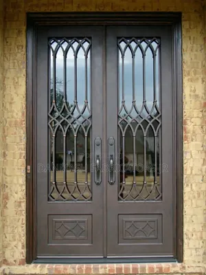 Elegant Double Metal Door