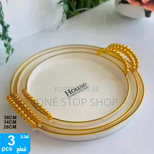 3pcs He House Acrylic Round Trays