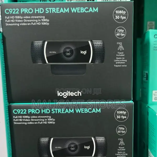 Logitech C922 Pro Stream 1080p Hd Webcam