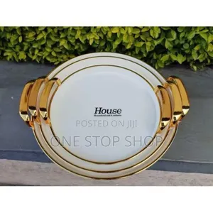 3in1 Round Acrylic Serving Dining Tray