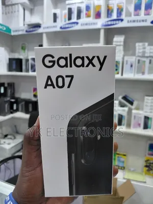 New Samsung Galaxy A07 4G 64 GB Black