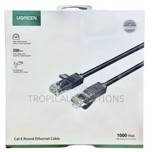 Ugreen Cat6 Utp Ethernet Cable 3m Black Cable