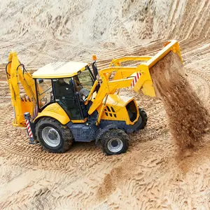 4x4 Backhoe Loader Hydraulic Wheel Loader Excavator Shovel