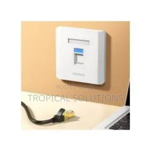 Ugreen Single Port Wall Plate White