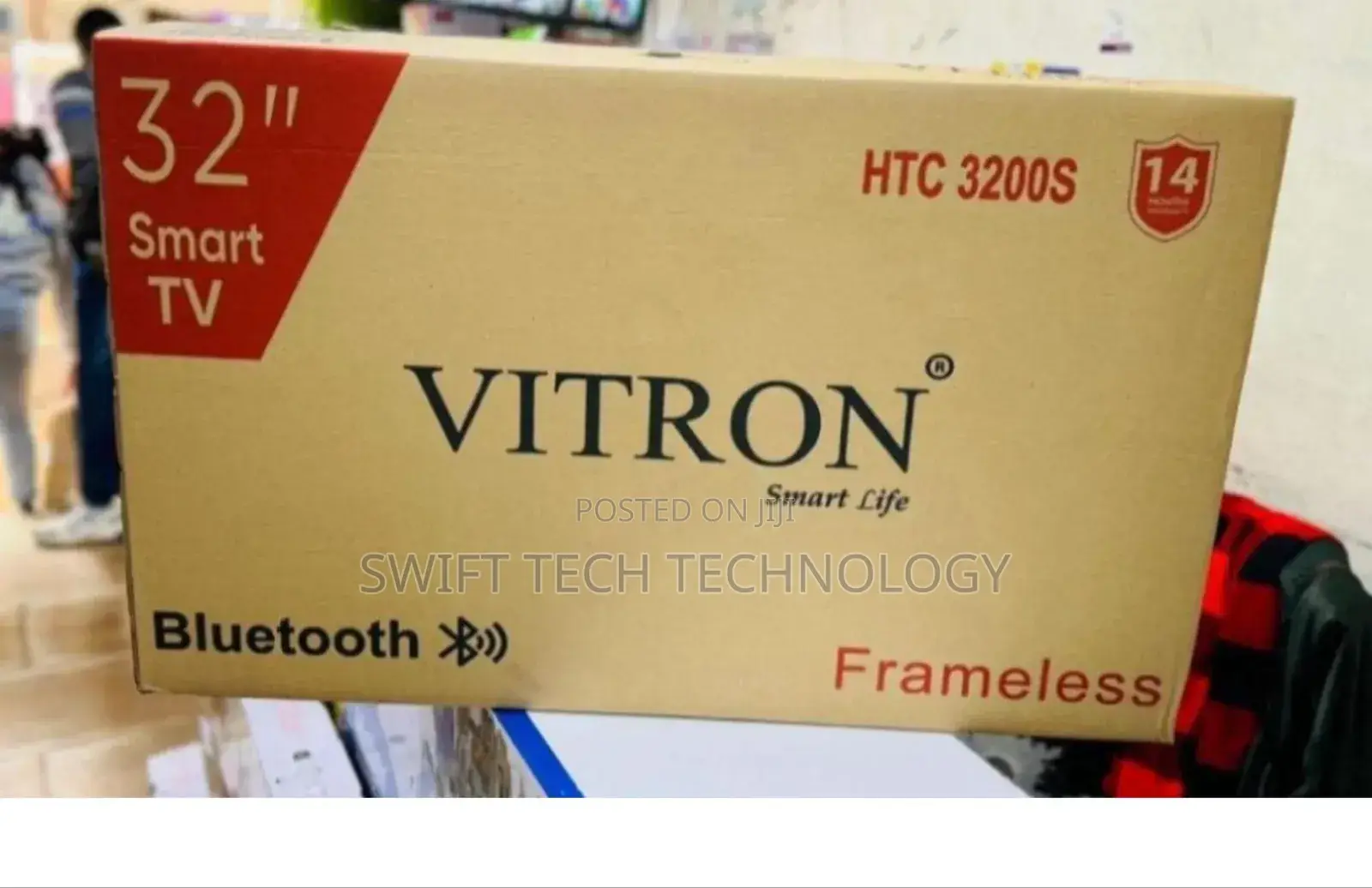 Vitron 32 Inches Smart Android Frameless Tv 1080p