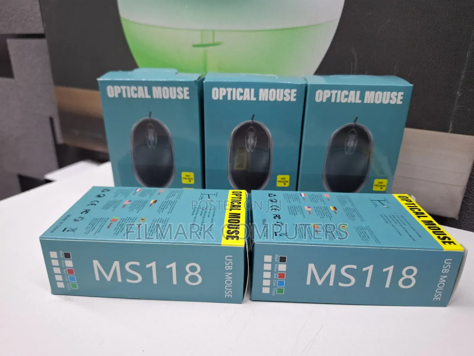 Optical Mouse Ms118 Usb 3.0/2.0/1.1
