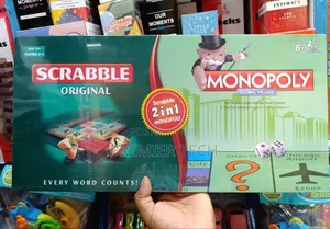 2 in 1 Monopoly Scrabble