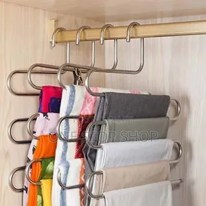 3pcs Magic Pants Hangers Space Saving