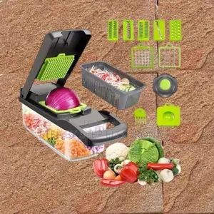 Manual 16 in 1 Multifunctional Vegetable Fruits Chopper Cutter Slicer