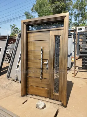 Stylish Modern Steel Door With Frame