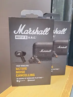 Marshall Motif Ii True Wireless Active Noise-canceling Earbuds