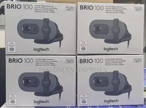 Logitech Brio 100 Webcam 1080p || 1080p Brio 100 Webcam