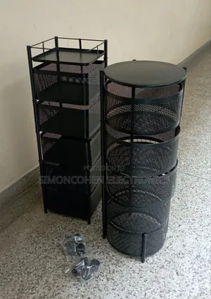 Metallic 5 Tier Fruit Racks