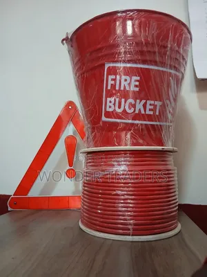 Metallic Fire Bucket
