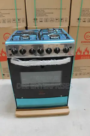 60*65 Eurochef Free Standing 3 Gas Burner +1 Electric Cooker