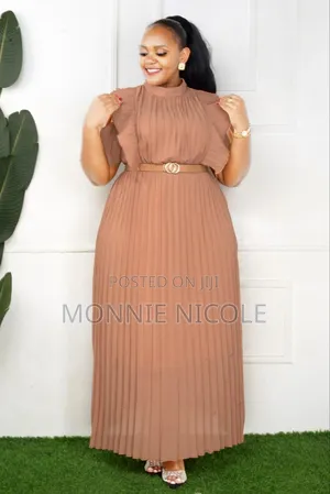 Nude Classy Maxi Dress