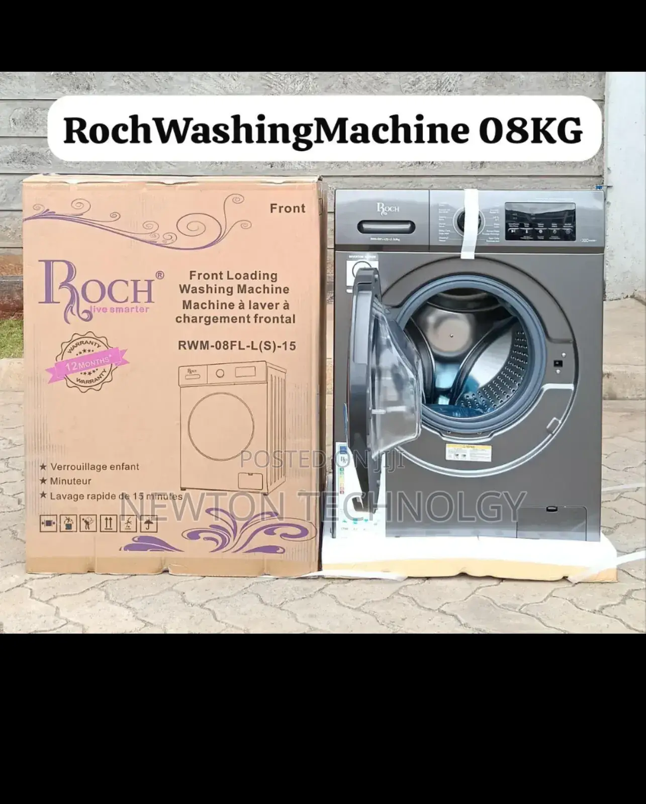 Roch Washing Machine 8kg