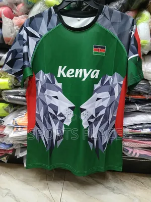 New Green Kenya Rugby Jersey Shirt - Shujaaz Rugby Shirt