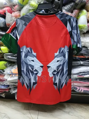 Red Kenya Rugby Team Jersey - Shujaaz
