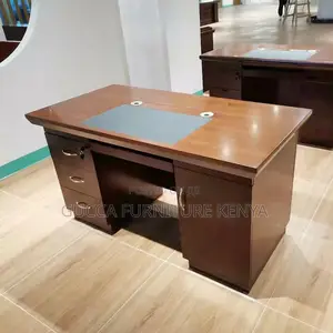 Executive 120cm Office Desk With Drawers