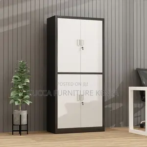 Office Cabinet: Lockable 4-Steel Door Office Locker Cabinet