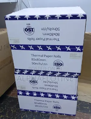 80mmx 80mm 50 Rolls/CTN Thermal Paper Roll