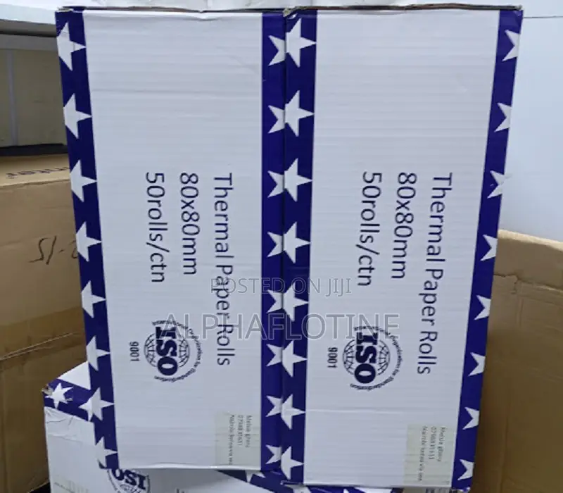 Quality Rolls 80mm Thermal Paper Rolls-50ctn
