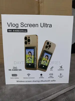 iPhone Selfie Monitor Screen for iPhone Rear Camera Vlog Live Video