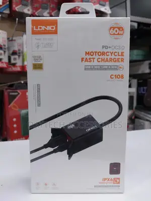 Ldnio C108 Motorcycle Fast Charger.