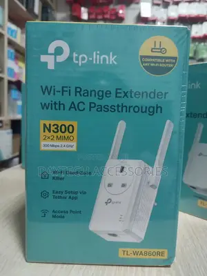 Tp-Link Tl-Wa860re Wifi Extender Booster With Passthrough Socket