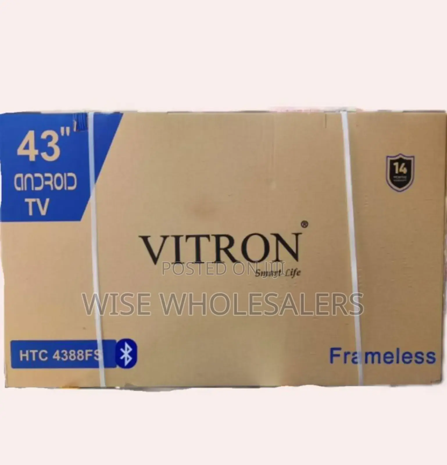 Vitron 43′′  Frameless Smart Android – Bluetooth Enabled **