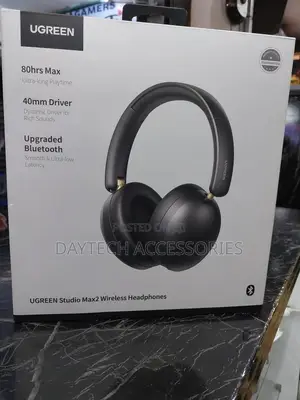 Ugreen Studio Max2 Wireless Over Ear Headset Black – Hp205-45018